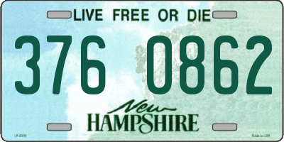 NH license plate 3760862