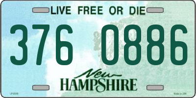NH license plate 3760886