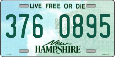 NH license plate 3760895