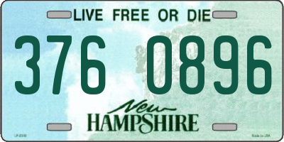NH license plate 3760896