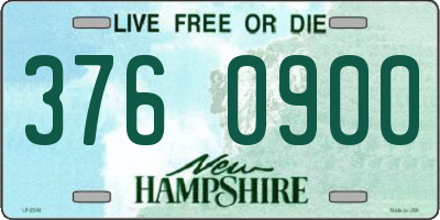NH license plate 3760900