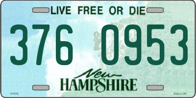 NH license plate 3760953