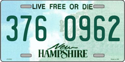 NH license plate 3760962