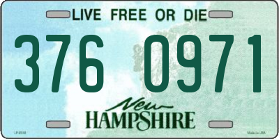 NH license plate 3760971