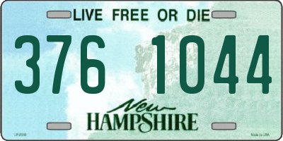 NH license plate 3761044