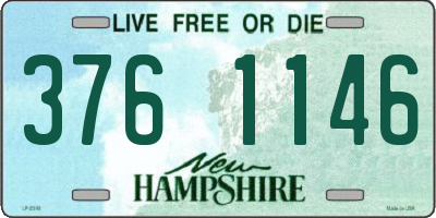 NH license plate 3761146