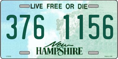 NH license plate 3761156