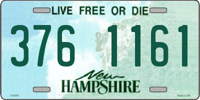 NH license plate 3761161