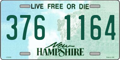 NH license plate 3761164