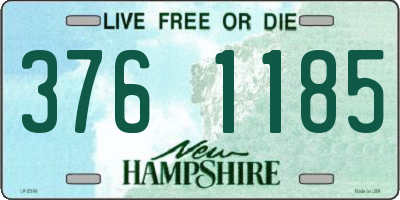 NH license plate 3761185