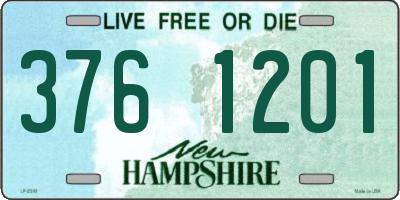 NH license plate 3761201