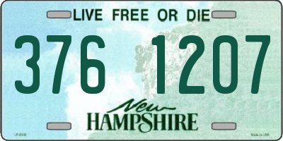 NH license plate 3761207