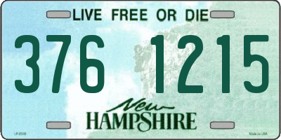 NH license plate 3761215