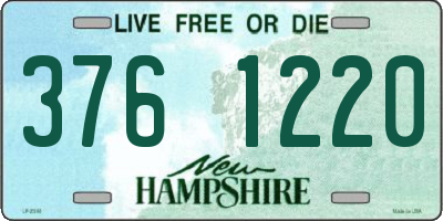 NH license plate 3761220