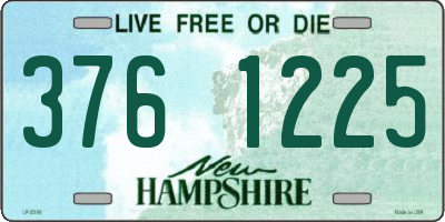 NH license plate 3761225