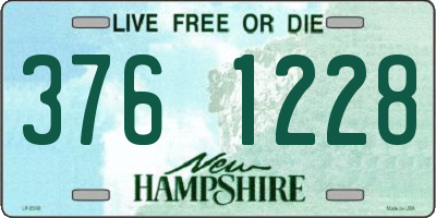 NH license plate 3761228