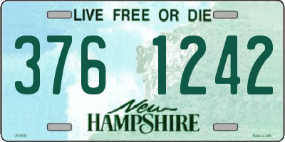 NH license plate 3761242