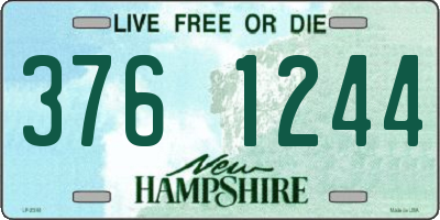 NH license plate 3761244