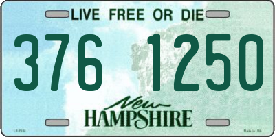 NH license plate 3761250