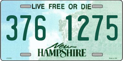 NH license plate 3761275