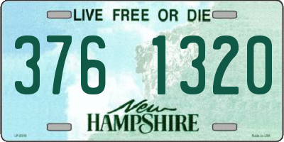 NH license plate 3761320