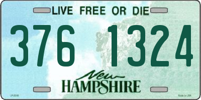NH license plate 3761324