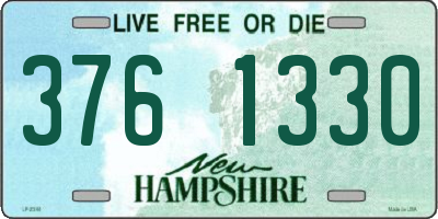 NH license plate 3761330