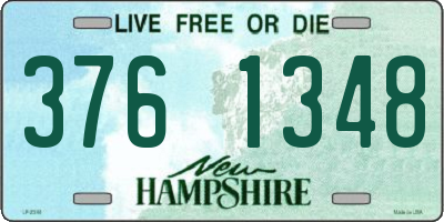 NH license plate 3761348
