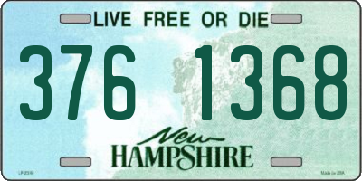 NH license plate 3761368