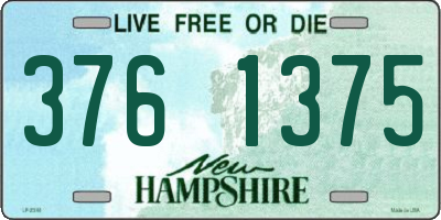 NH license plate 3761375