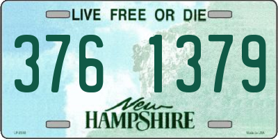 NH license plate 3761379