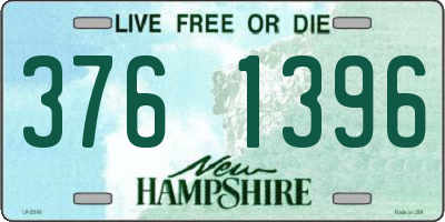 NH license plate 3761396
