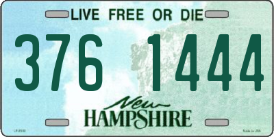 NH license plate 3761444