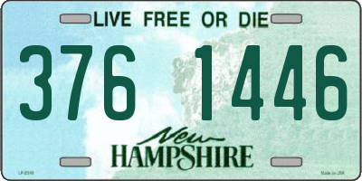 NH license plate 3761446