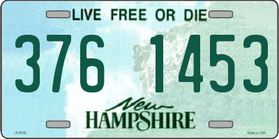 NH license plate 3761453