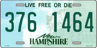 NH license plate 3761464