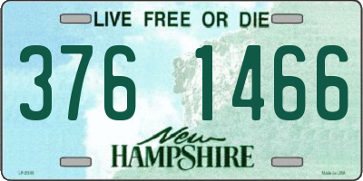 NH license plate 3761466