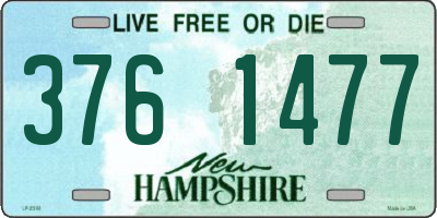 NH license plate 3761477