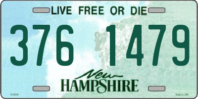NH license plate 3761479