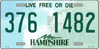 NH license plate 3761482