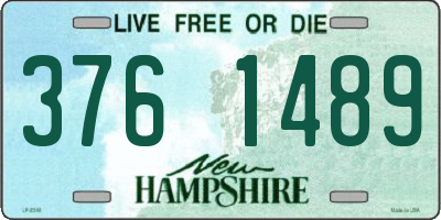 NH license plate 3761489