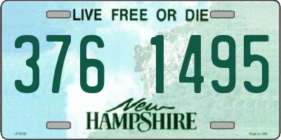 NH license plate 3761495