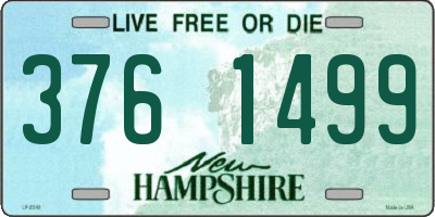 NH license plate 3761499