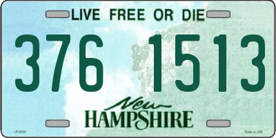 NH license plate 3761513