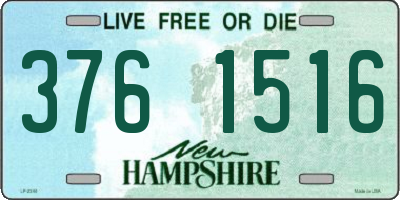 NH license plate 3761516