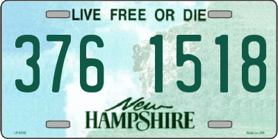 NH license plate 3761518
