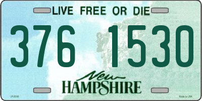 NH license plate 3761530