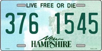 NH license plate 3761545