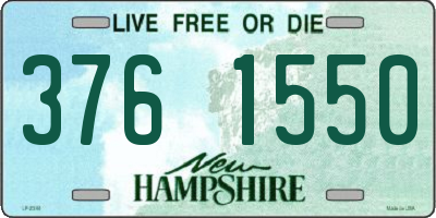 NH license plate 3761550