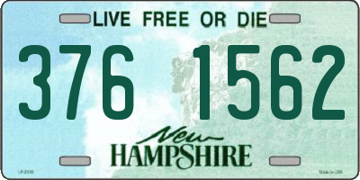 NH license plate 3761562